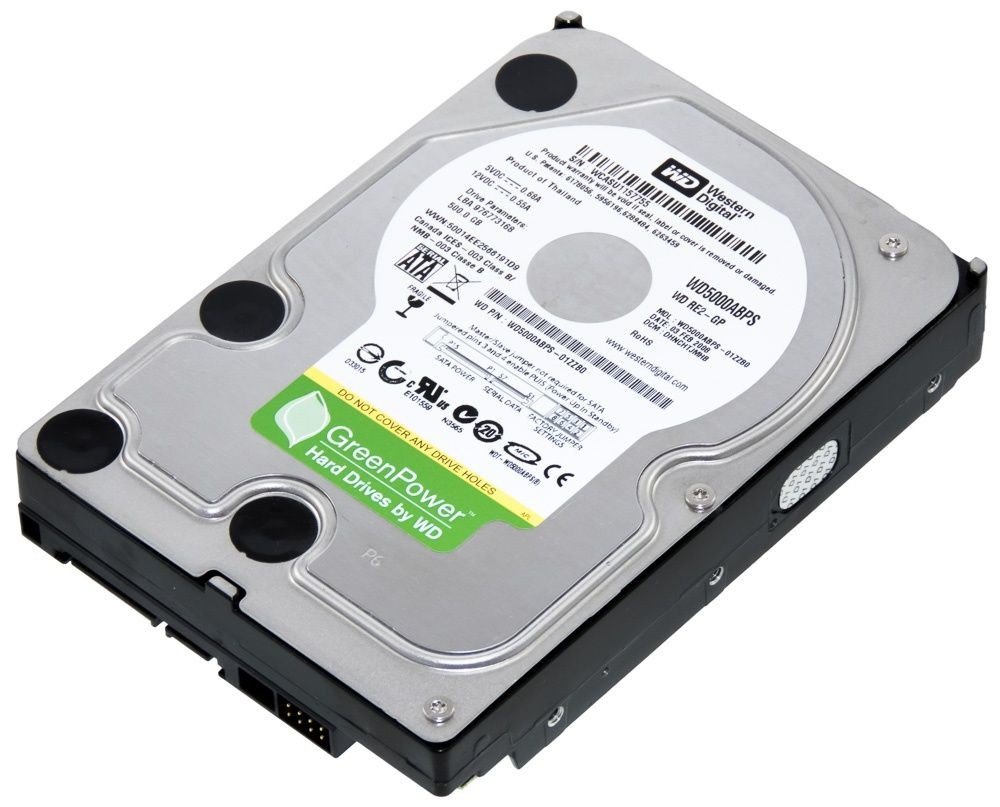 New Wd Green 500GB Sataii 7.2k 3.5'' WD5000ABPS