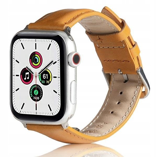 Kožený řemínek Beline Apple Watch 38/40/41 mm hnědý