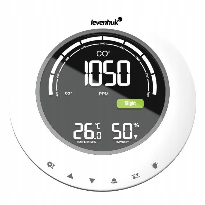 Přístroj na měření koncentrace CO2 Levenhuk Wezzer Plus LP90