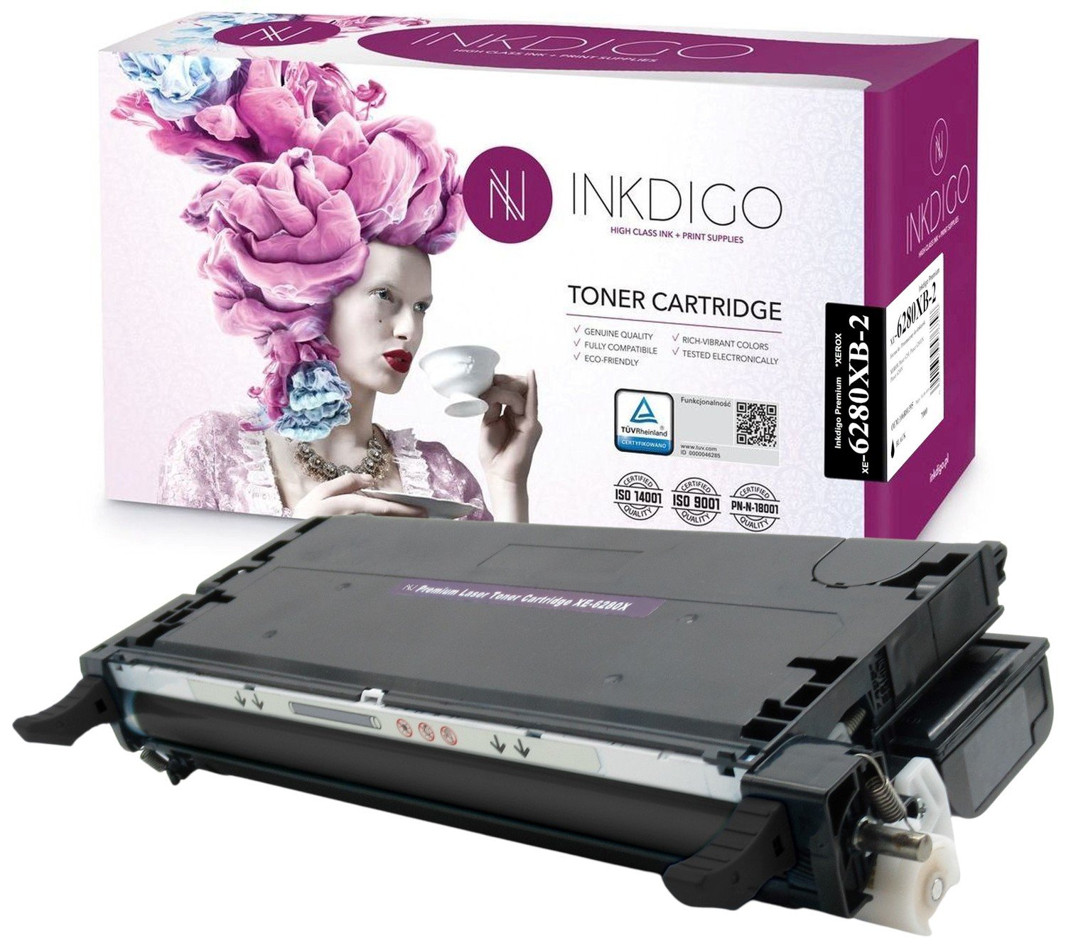 Zamiennik 106R01395 Toner pro Xerox Phaser 6280 Bk