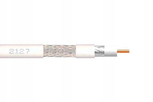 Koaxiální kabel Televes 2127 CXT1 100m bílý,