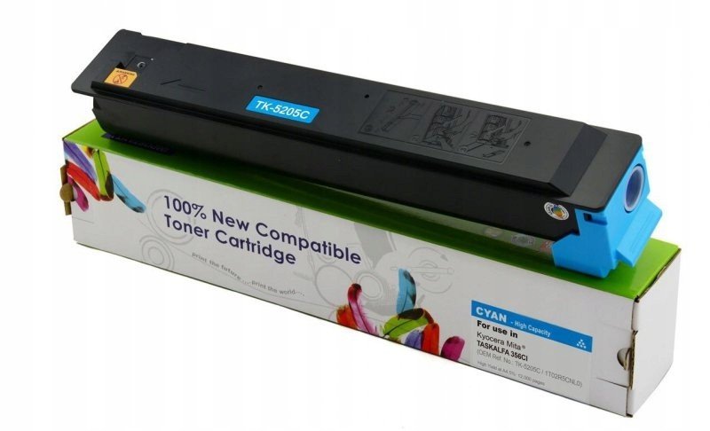 Toner Cartridge Web Cyan Kyocera TK5205 náhradní