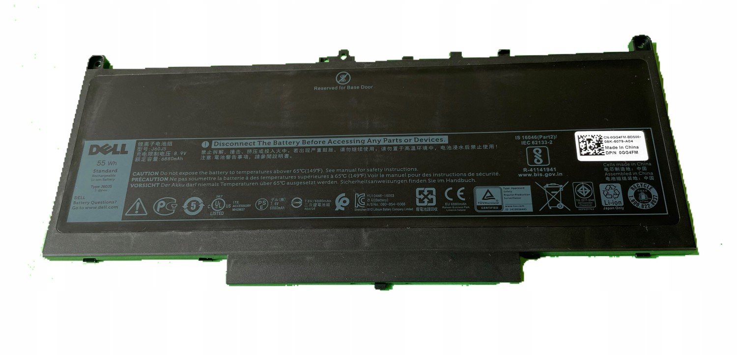 Dell E7270 E7470 55Wh J60J5 New