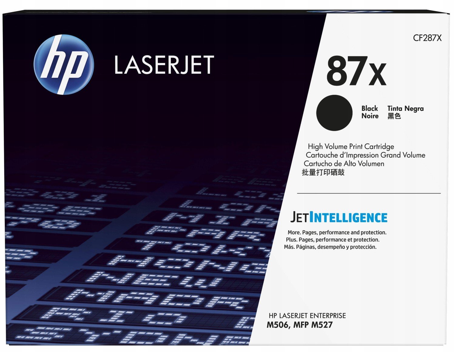 Toner Hp CF287X černá