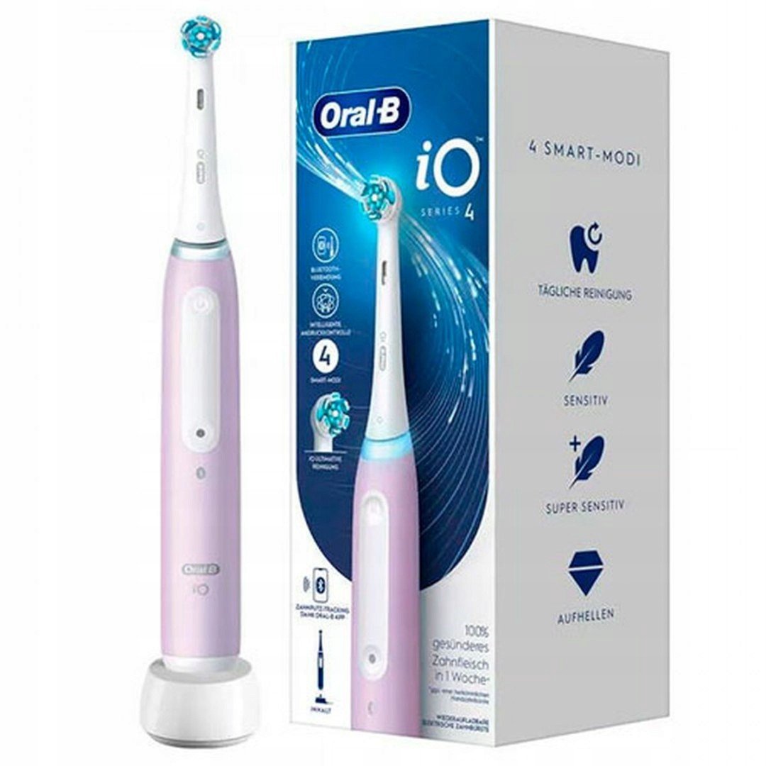 Elektrický zubní kartáček Oral-B 4 Io Růžový