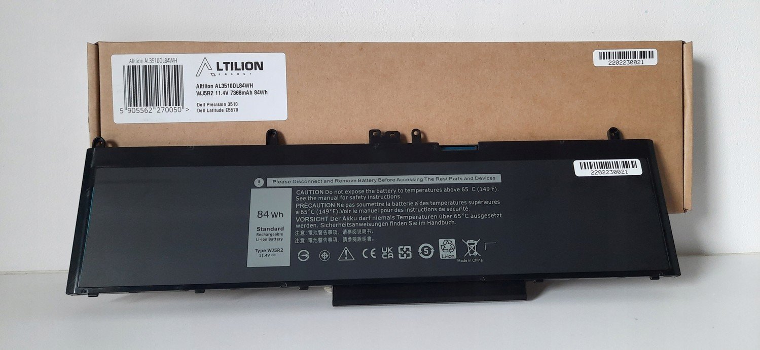 Baterie Dell 3510 E5570 WJ5R2 – 11,4V 7368mAh 84Wh