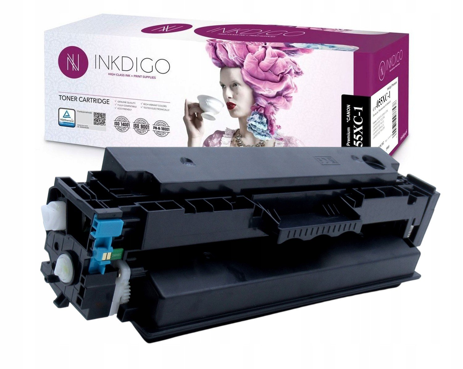 Toner s Chipem pro Canon Lbp 662 663 náhradní 055H