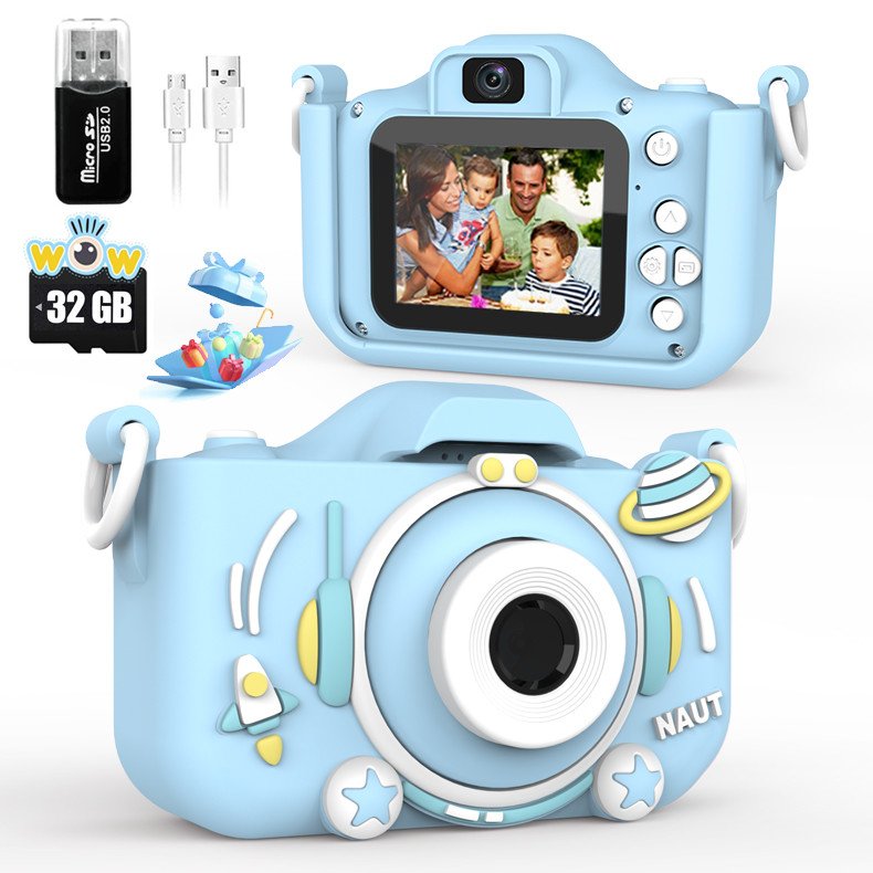 Cyfrový Aparat Pro Děti Kamera 40Mpx +karta 32GB