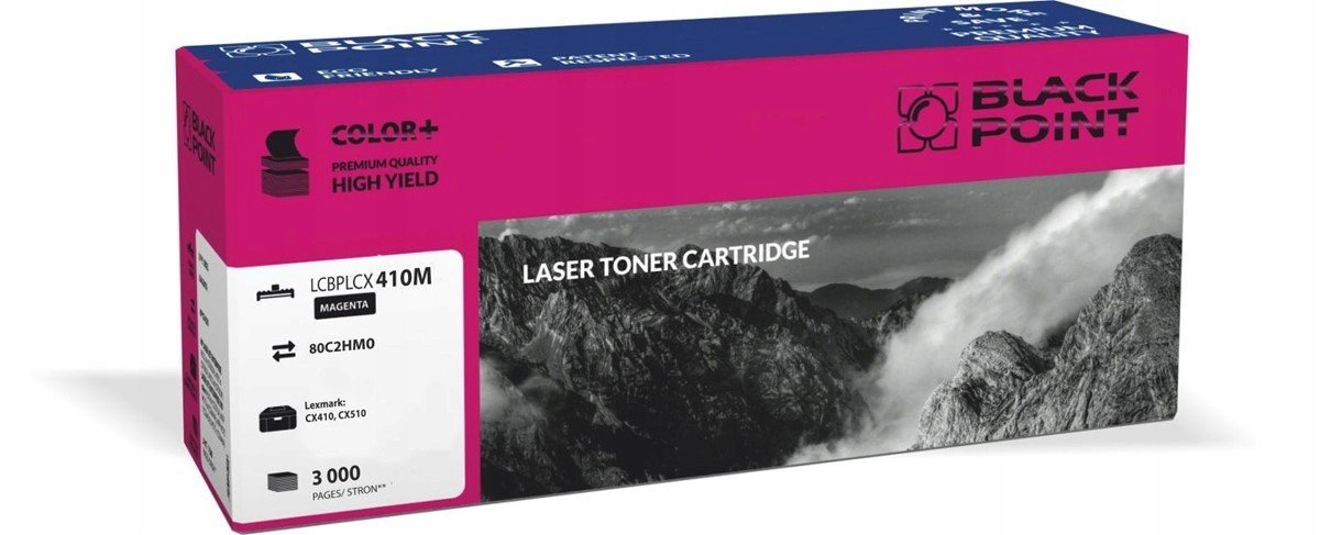 Purpurový Toner Pro Lexmark CX410DTE CX410DE CX410E