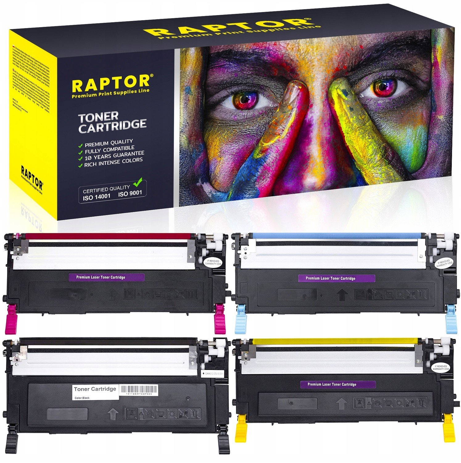4x Toner 117A pro Hp Color Laser 179fng 179fnw Chip