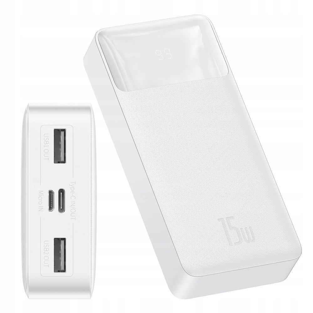 Baseus Power Bank 20000MAH 3X Usb Usb-c Pd 15W 3A