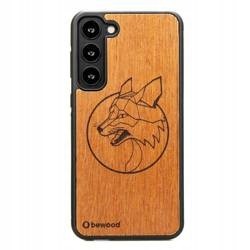 Dřevěné Pouzdro Na Samsung Galaxy S23 Plus Liška Case