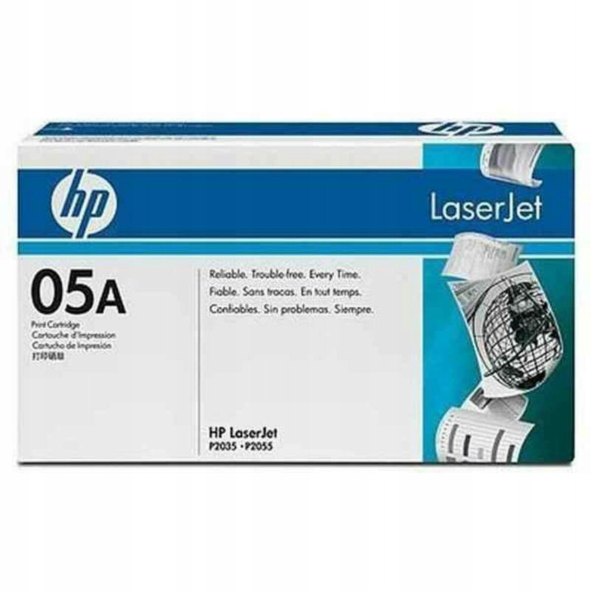 Originální toner Hp CE505A Černý