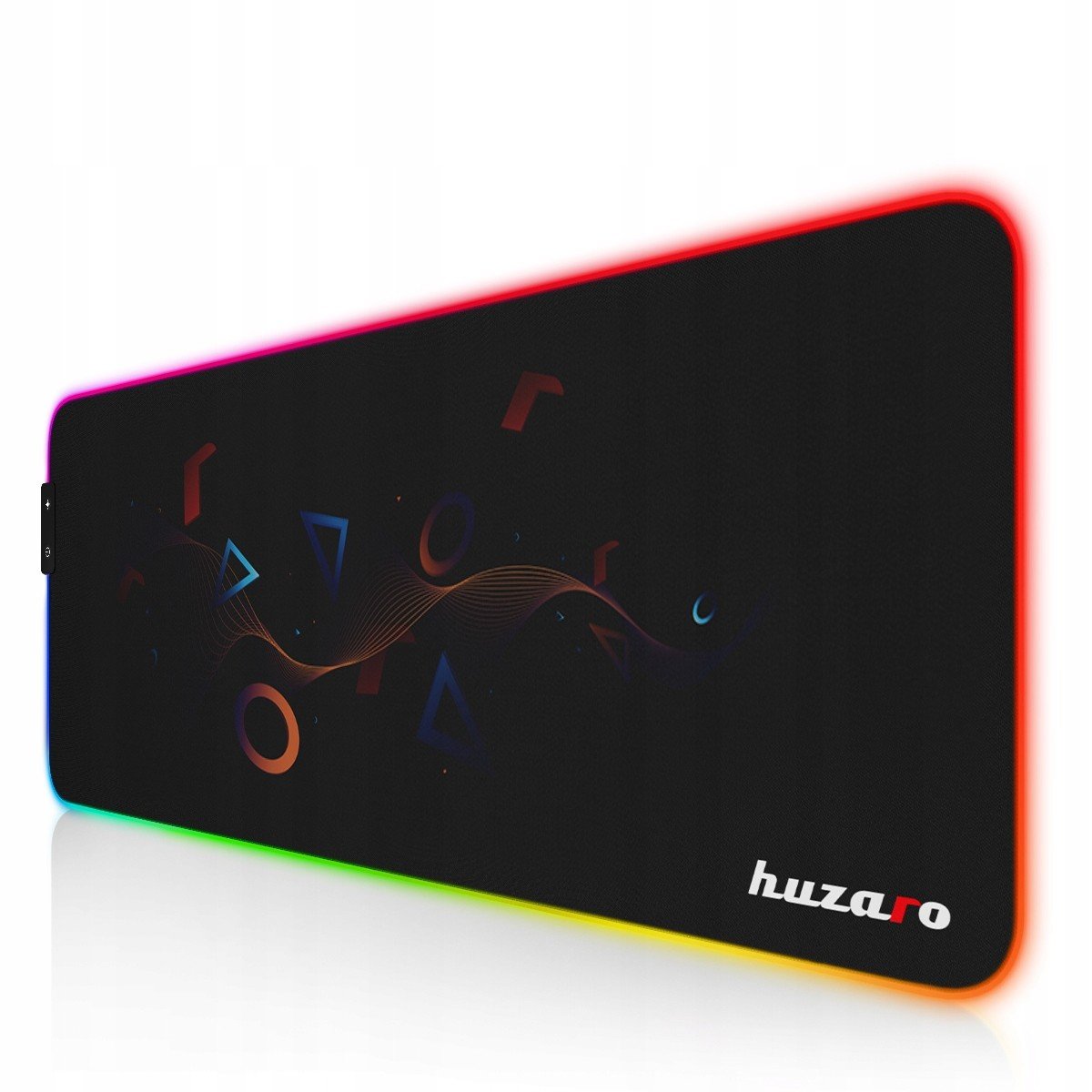 Rgb Led podložka Mousepad 2.0 XL pod myš černá