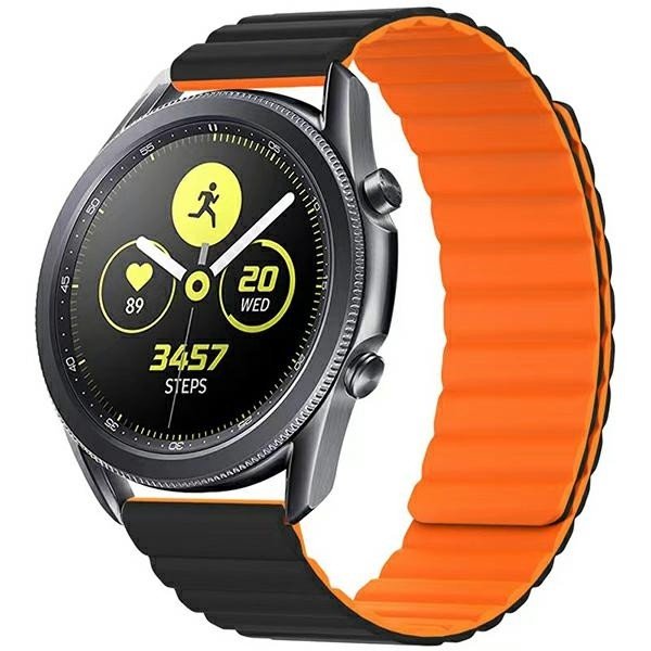 Beline řemínek Watch 22mm Magnetic černo-oranžový