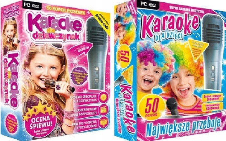 Karaoke pro dívky pro děti s mikrofonem