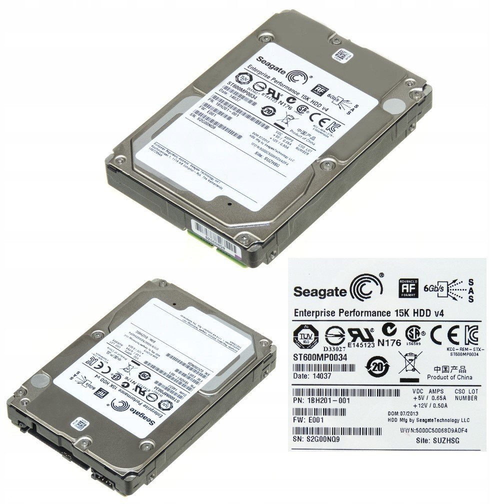Seagate ST600MP0034 600 Gb Sas 15 000 ot./min 64 Mb 2,5