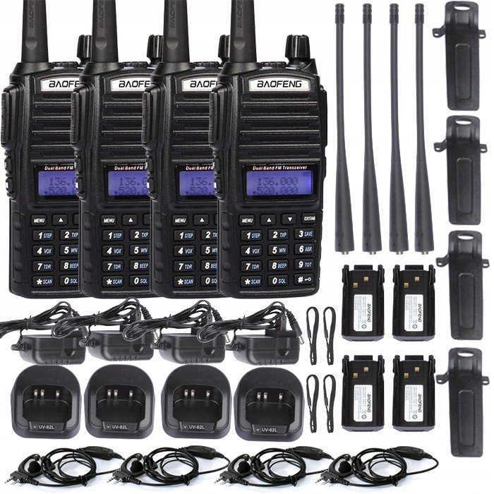 Radiotelefon Království Baofeng UV-82 Ht 5W 4x