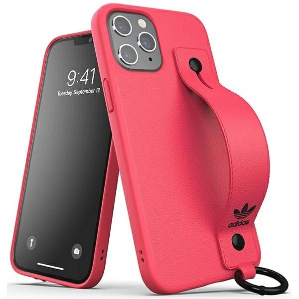 Adidas Or Hand Strap Case iPhone 12 Pro Max růžový