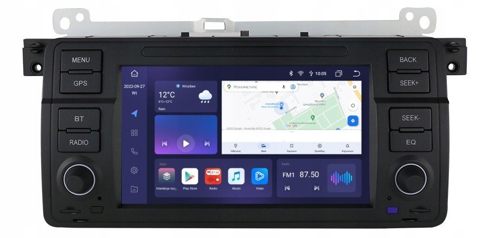 Rádio 2DIN Android Rover 75 4/64GB Dsp Carplay