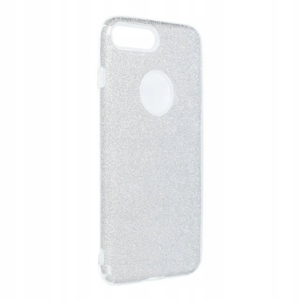 Pouzdro Shining pro Iphone 7 Plus 8 Plus stříbrné