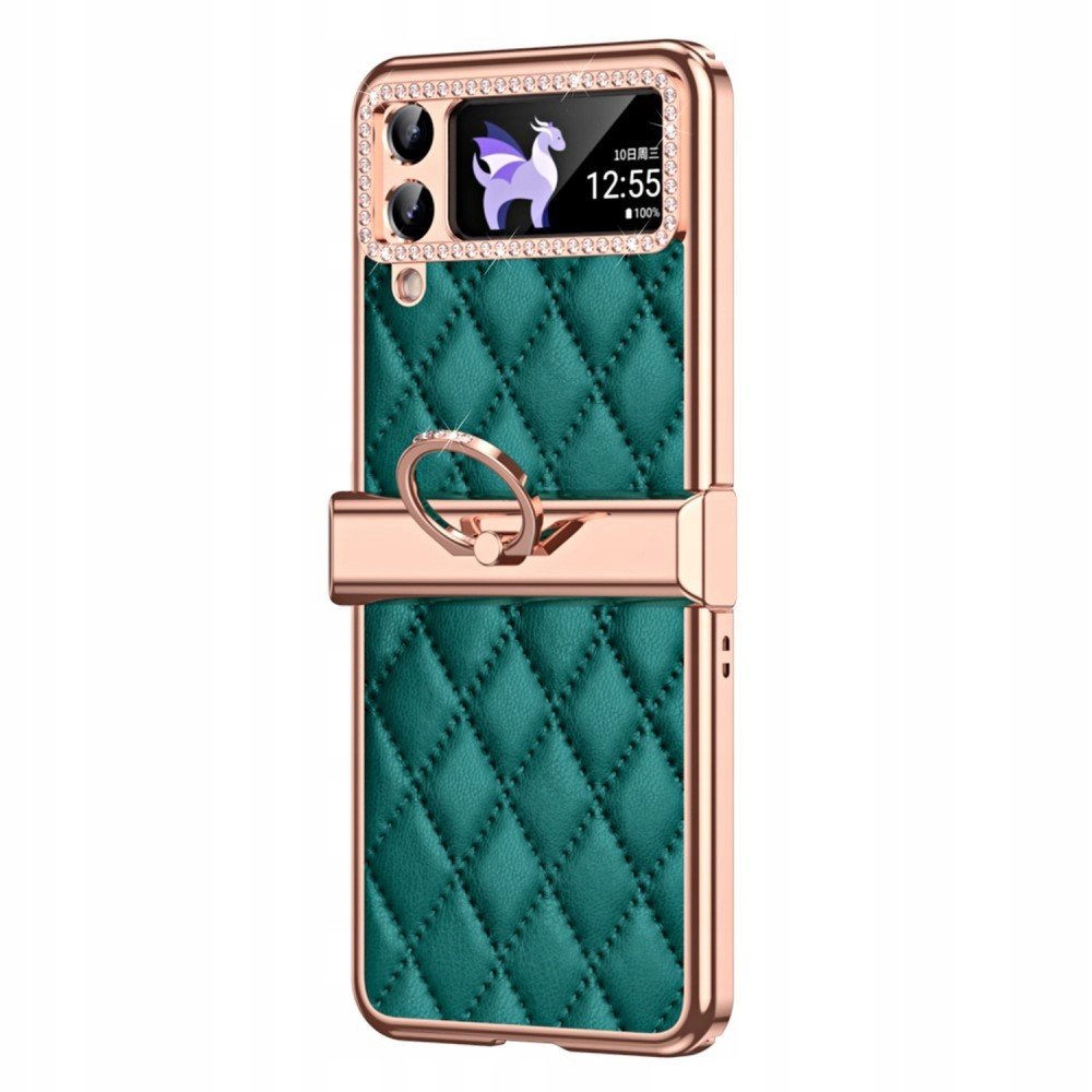 Pouzdro Rhombus Ring pro Galaxy Z Flip 4 5G