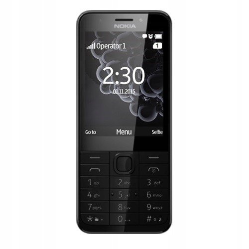 Nokia 230 dual sim černá /tmavě stříbrná