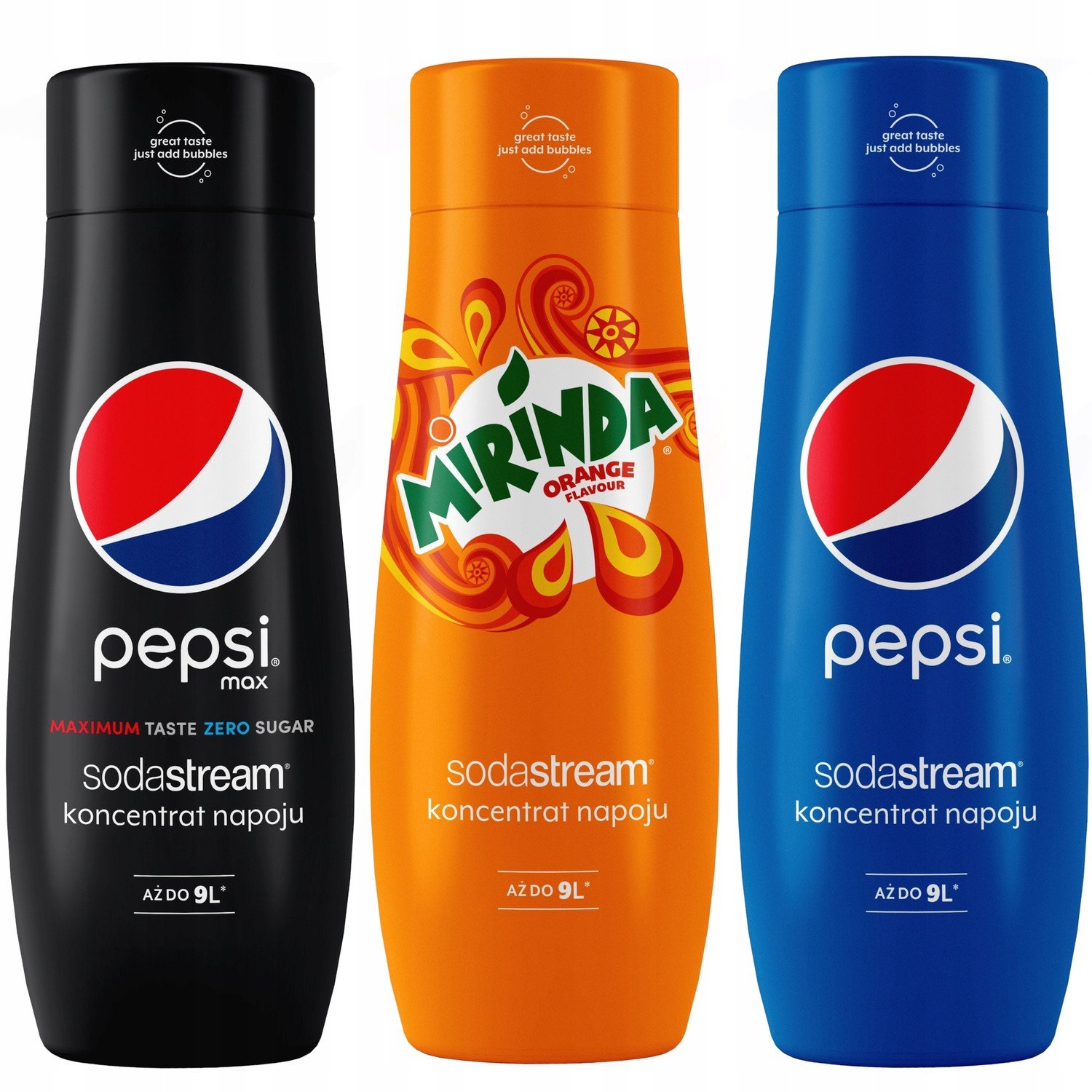 Pepsi Pepsi Max Mirinda sada 3ks SodaStream