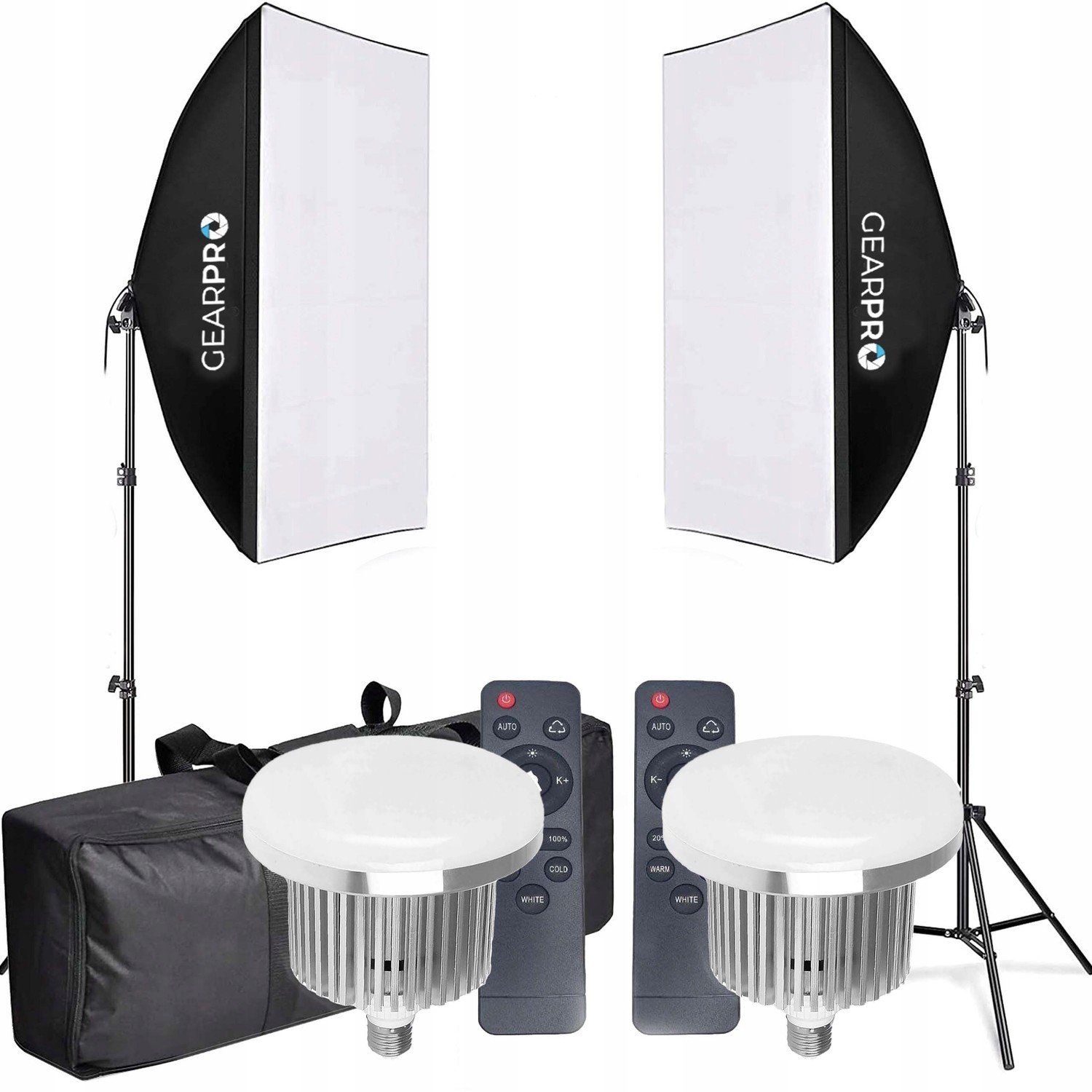 2x Softbox Led Sada Nepřetržité Osvětlení 2x 105W