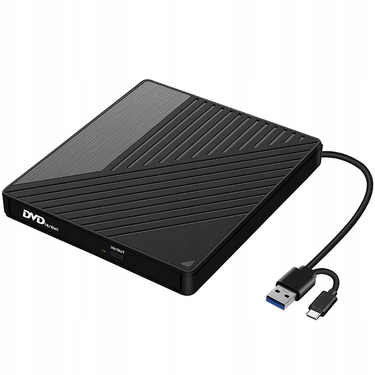 Externí přenosná CD mechanika Dvd-rw Usb 3.2 Usb-c