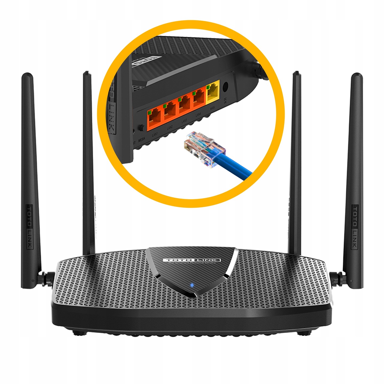 WiFi herní router 6 Totolink X5000R AX1800