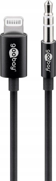 Kabel Jack 3,5mm Apple Lightning 8pinový Goobay 1m