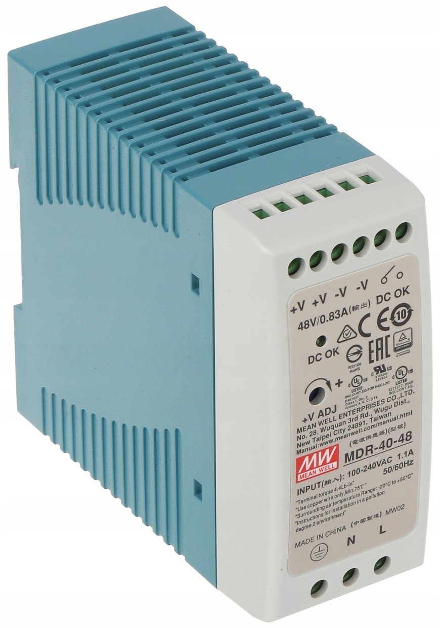 Spínaný Din adaptér MDR-40-48 Mean Well