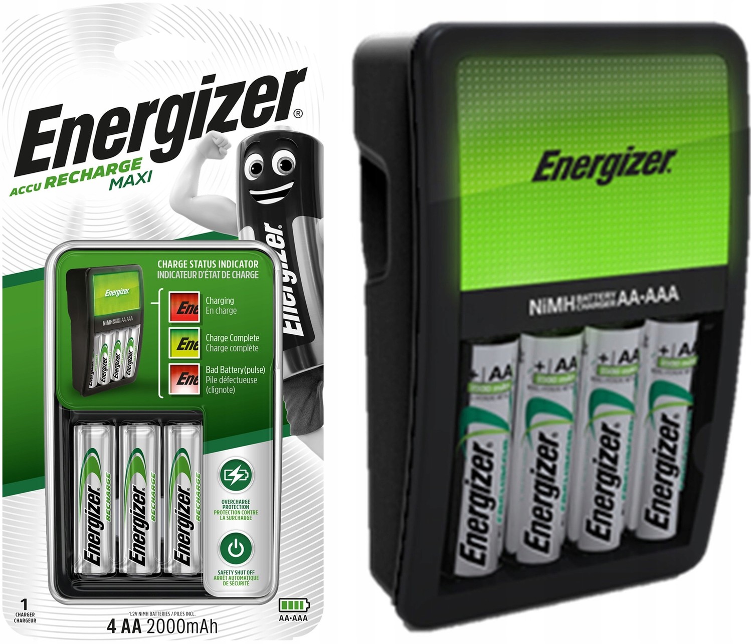 Nabíječka Energizer Maxi+8X Aa baterie