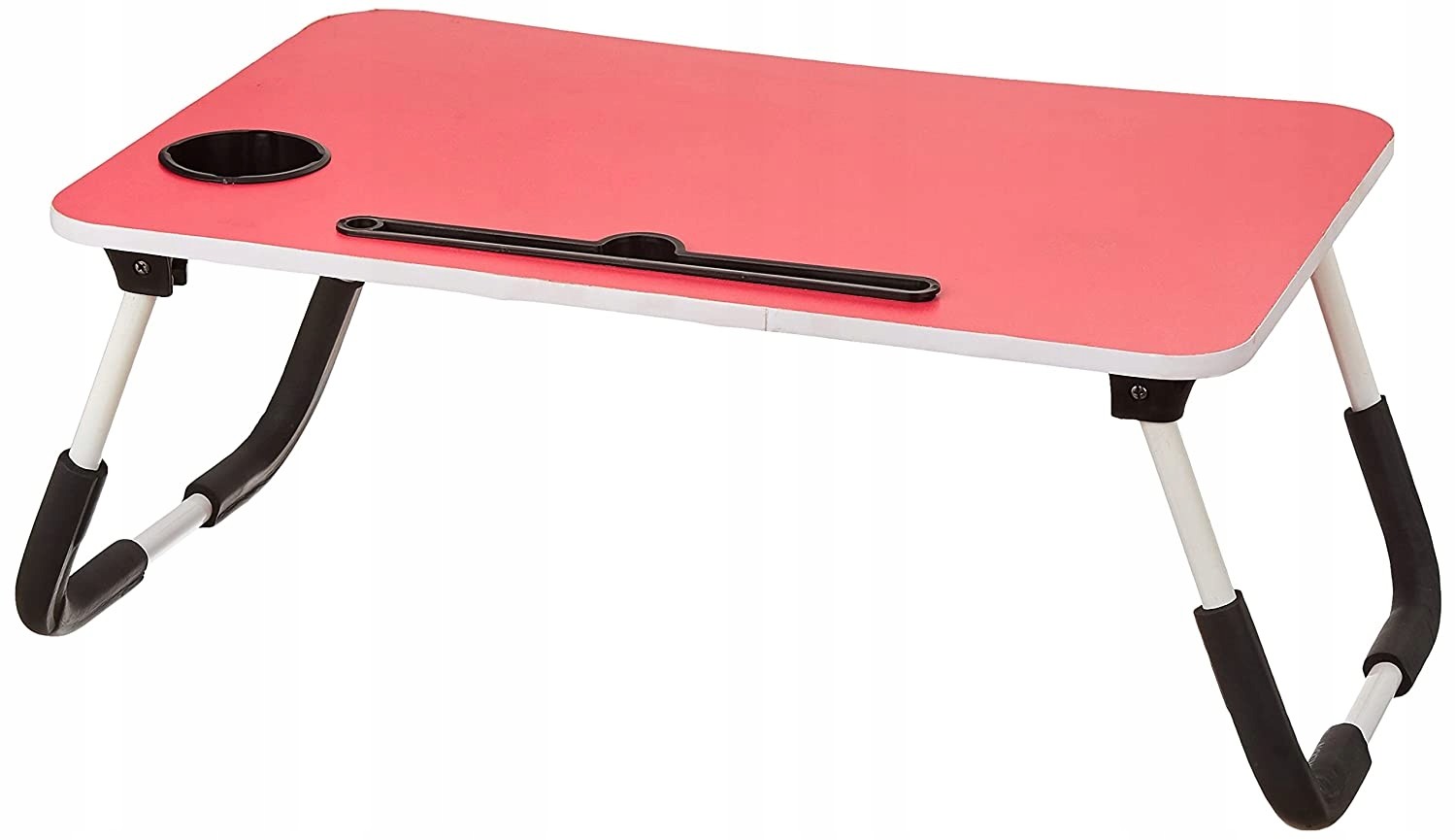 Odkládací stolek na notebook růžový