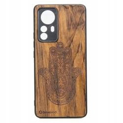 Dřevěné Pouzdro Na Xiaomi 12 Pro Hamsa Imbuia Case