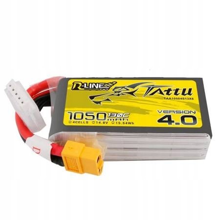 Baterie Tattu R-Line v4 1050mAh 14,8V 130C 4S1P