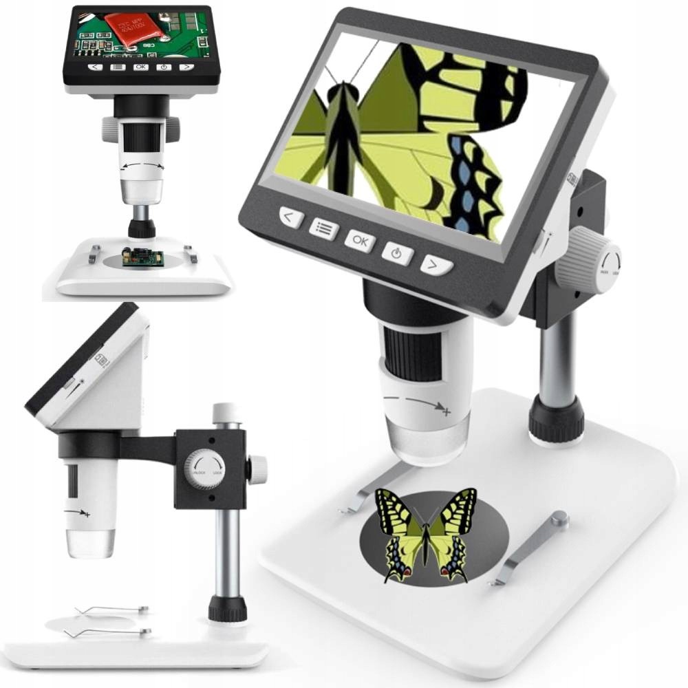 Digitální Mikroskop LCD 1000X Hd 1080P Přiblížení