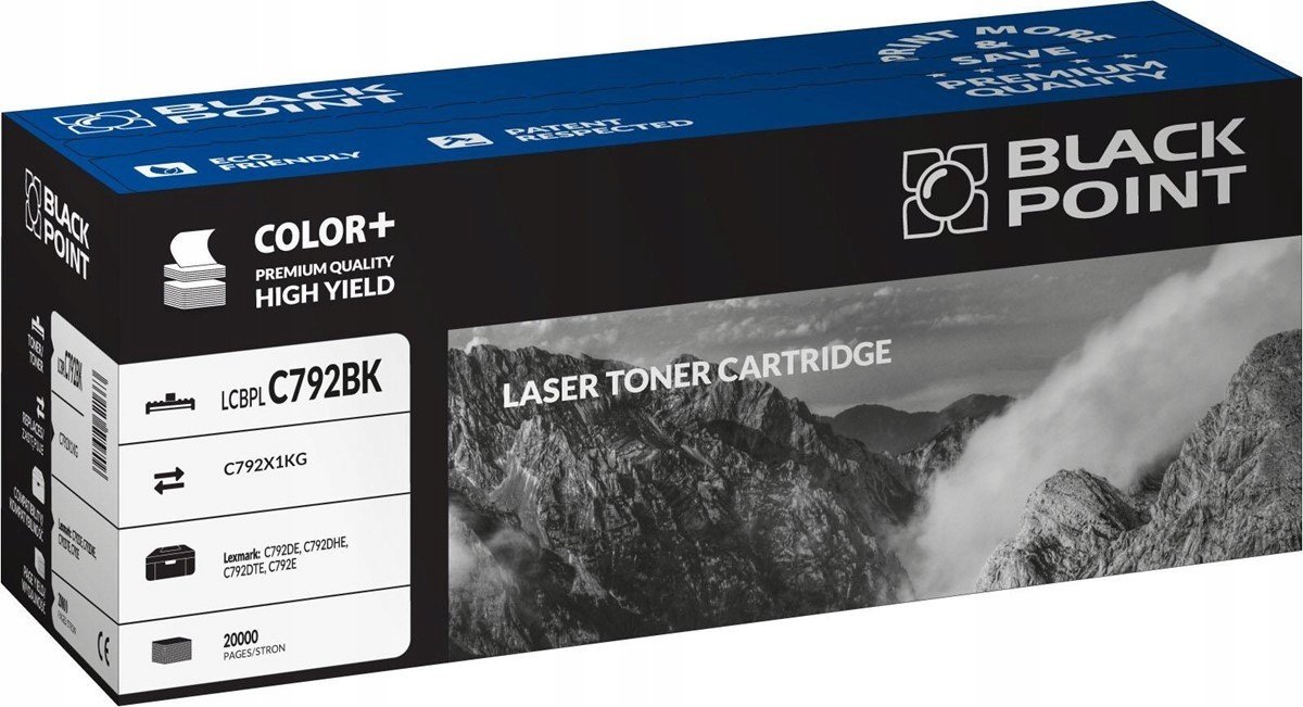 Toner Black Pro Lexmark C792DE C792DHE C792DTE Nový