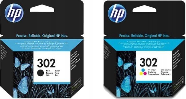 Set Hp 302 černá barva F6U65AE F6U66AE