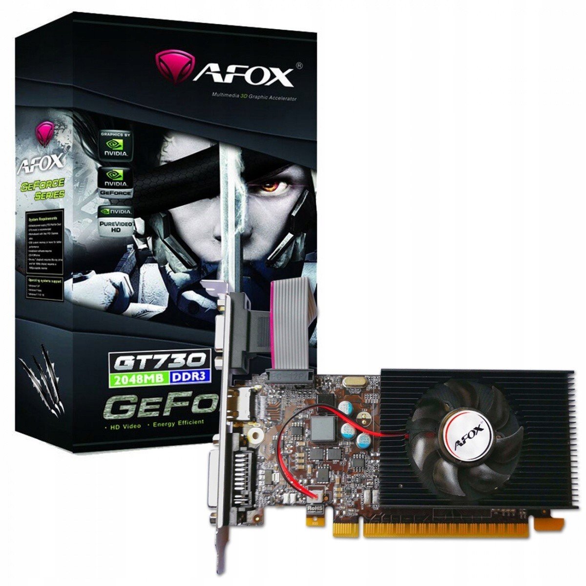 Grafická karta Geforce GT730 2GB DDR3 128Bit