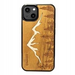 Dřevěné Pouzdro Pro Iphone 14 Hory Imbuia Case