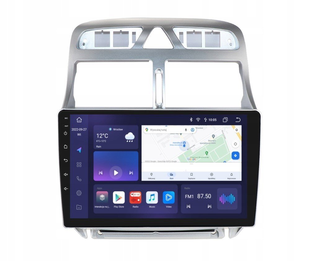 Navigace Android Peugeot 307 3/32 Gb Dsp Carplay