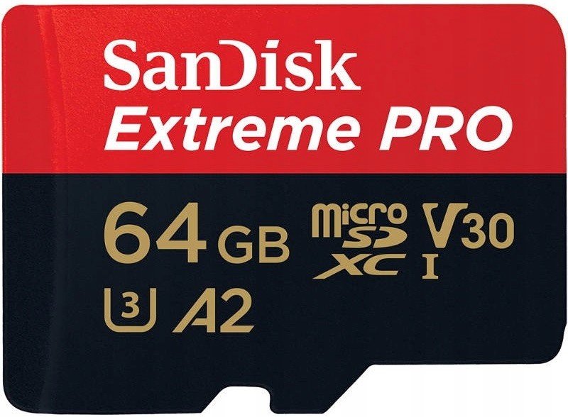 4K rychlá karta SanDisk 64GB micro Sdxc