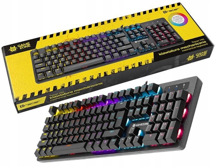 Mechanická Gamingová Klávice Tracer Rgb 3 prav