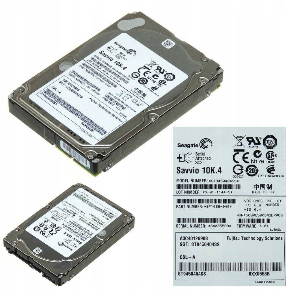 Fujitsu A3C40126908 450 Gb 10K Sas 2.5