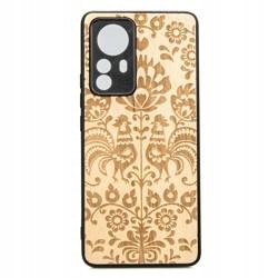 Dřevěné Pouzdro Na Xiaomi 12 12X České Folk Case