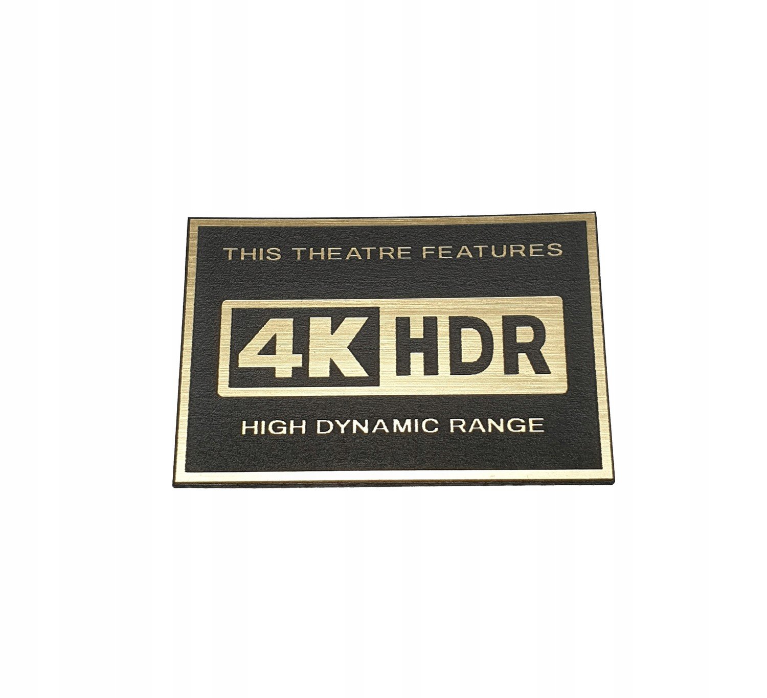 Emblém 4K Hdr Theatre Features zlatý 290x190mm