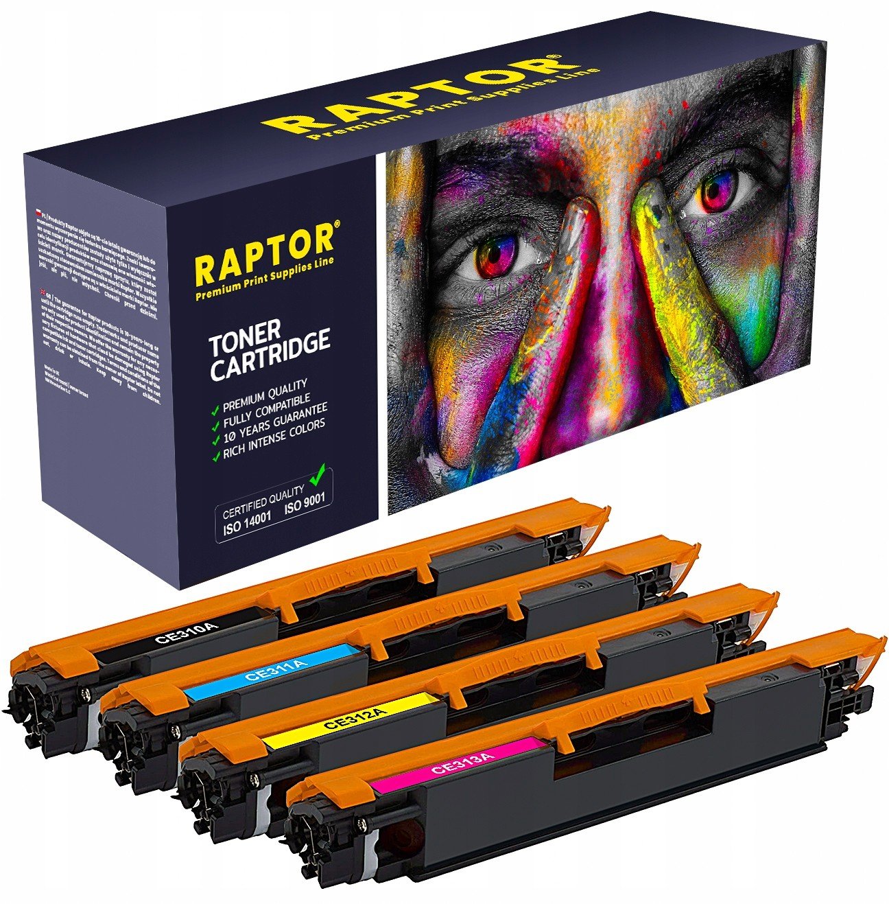 4x Toner Do Hp LaserJet Pro CP1023 CP1025 Cmyk