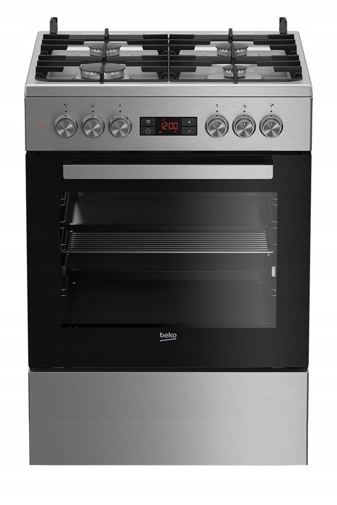 Plynový a elektrický vařič Beko FSM62332DXT 60 cm